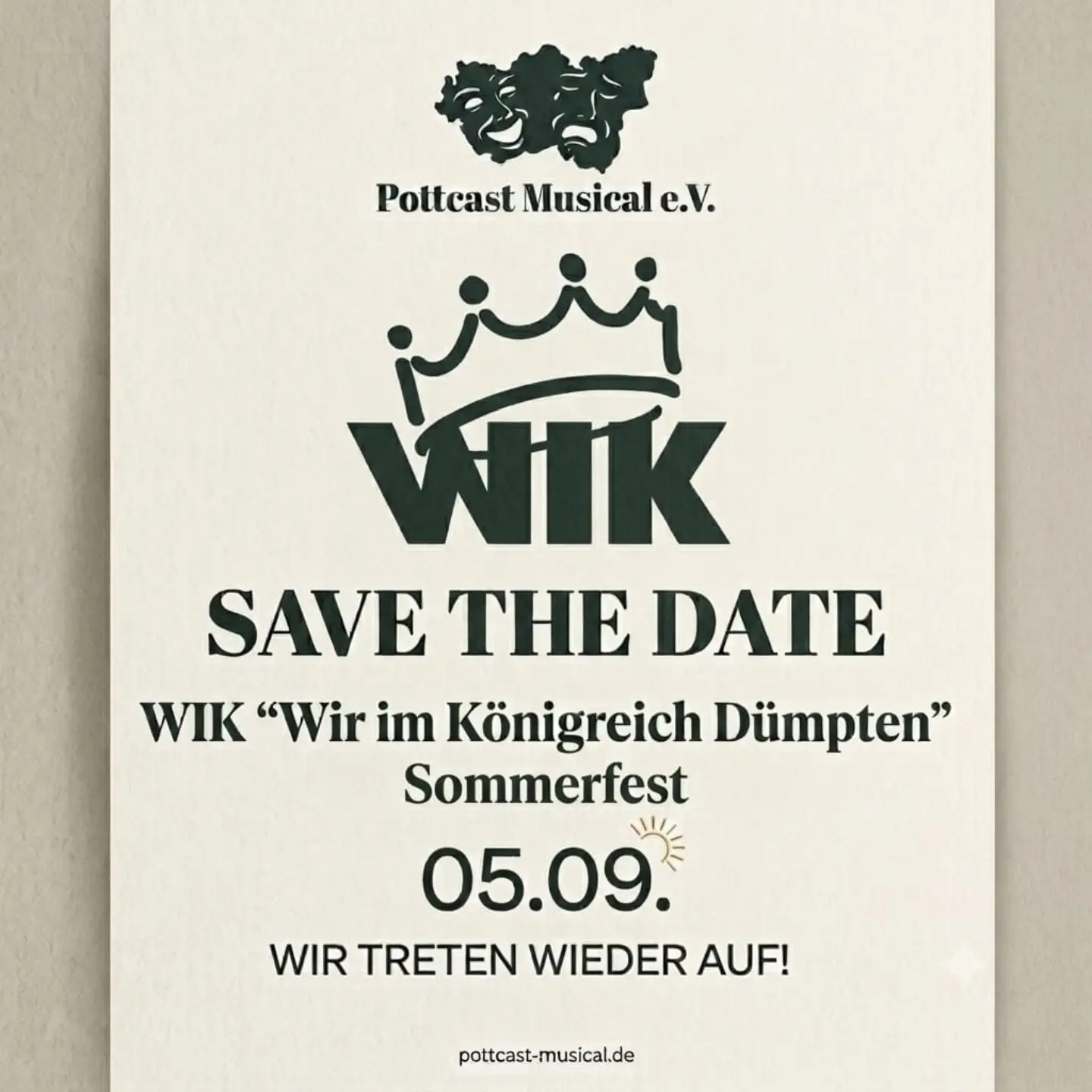 WIK-Sommerfest – Wir treten wieder auf!